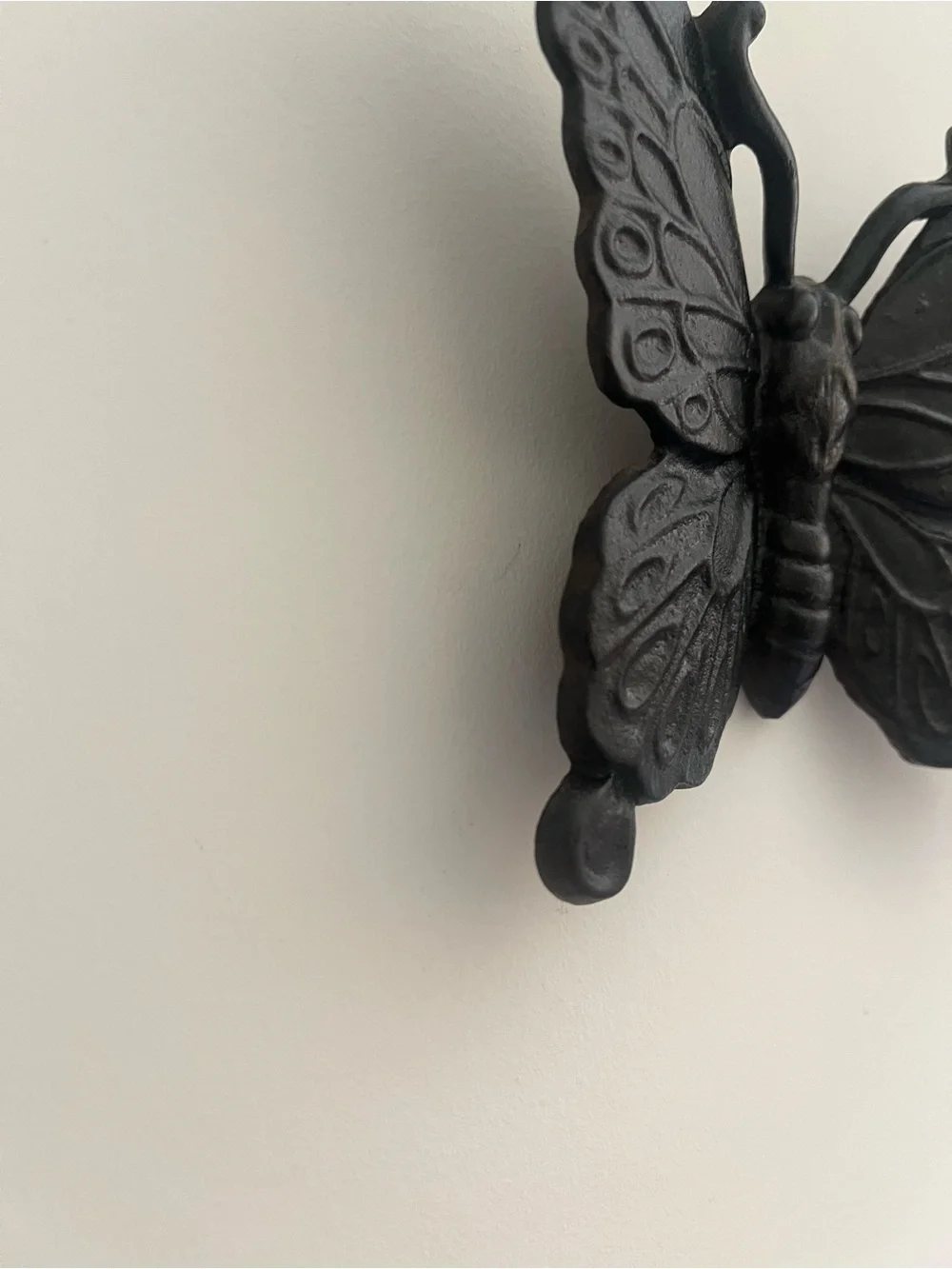 Cast-iron black Butterfly Wall Hook - Decorative Home Wall Decor